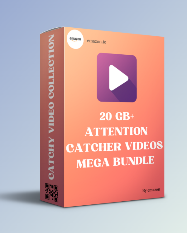 20+GB 4K Catchy Hook Videos Mega Bundle By emazon
